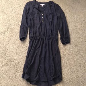 Lilly Pulitzer Navy Shirt Dress